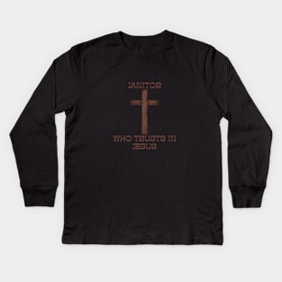 Christian work Tshirt Kids Long Sleeve T-Shirt